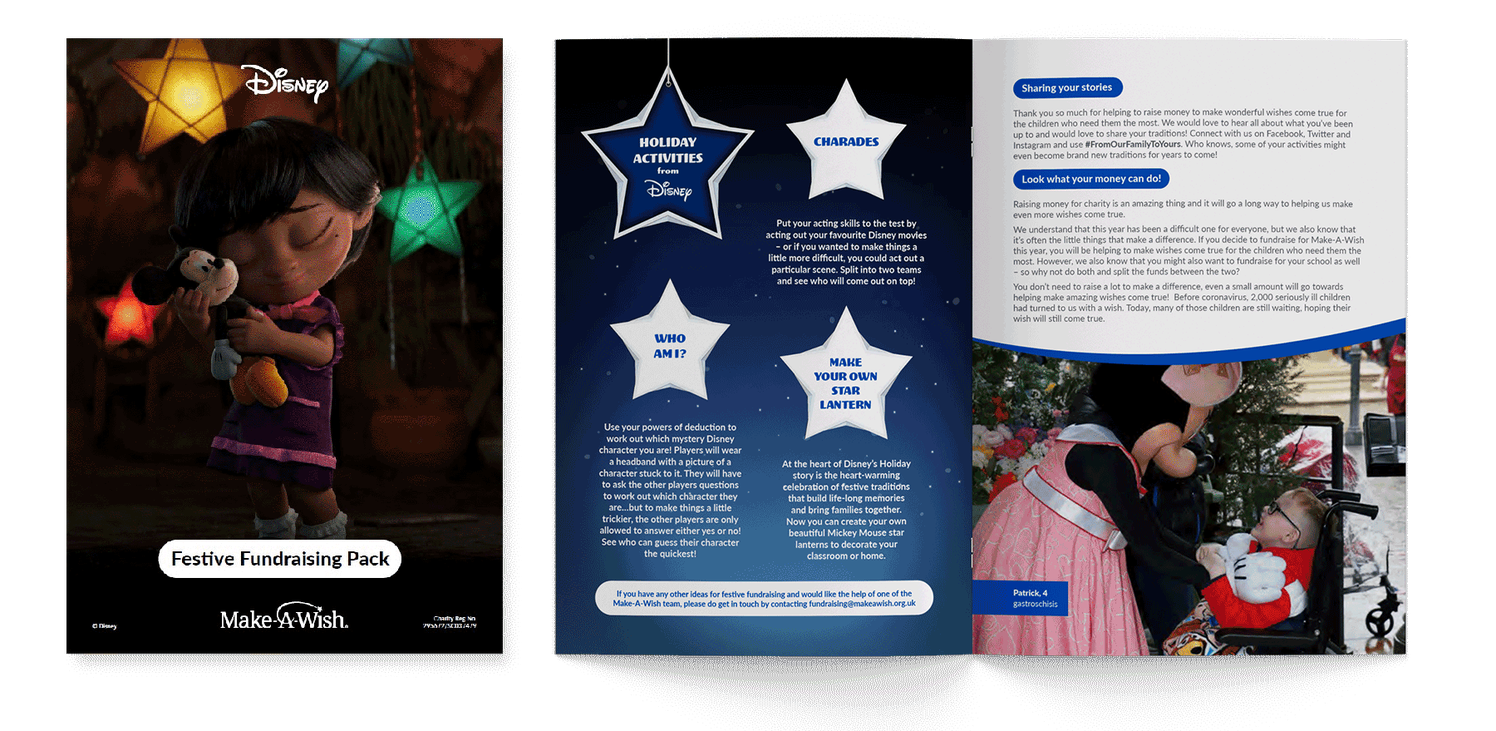 The Disney fundraising pack, which is available to download now.