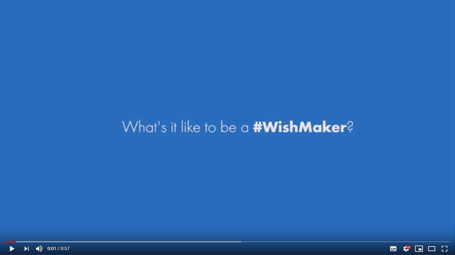 What's it like to be a #WishMaker?